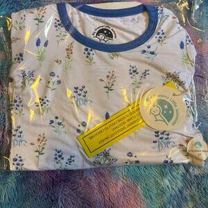 V4. Big Dream Little jammies lavender & flowers long sleeve 2pc set 3T NIB